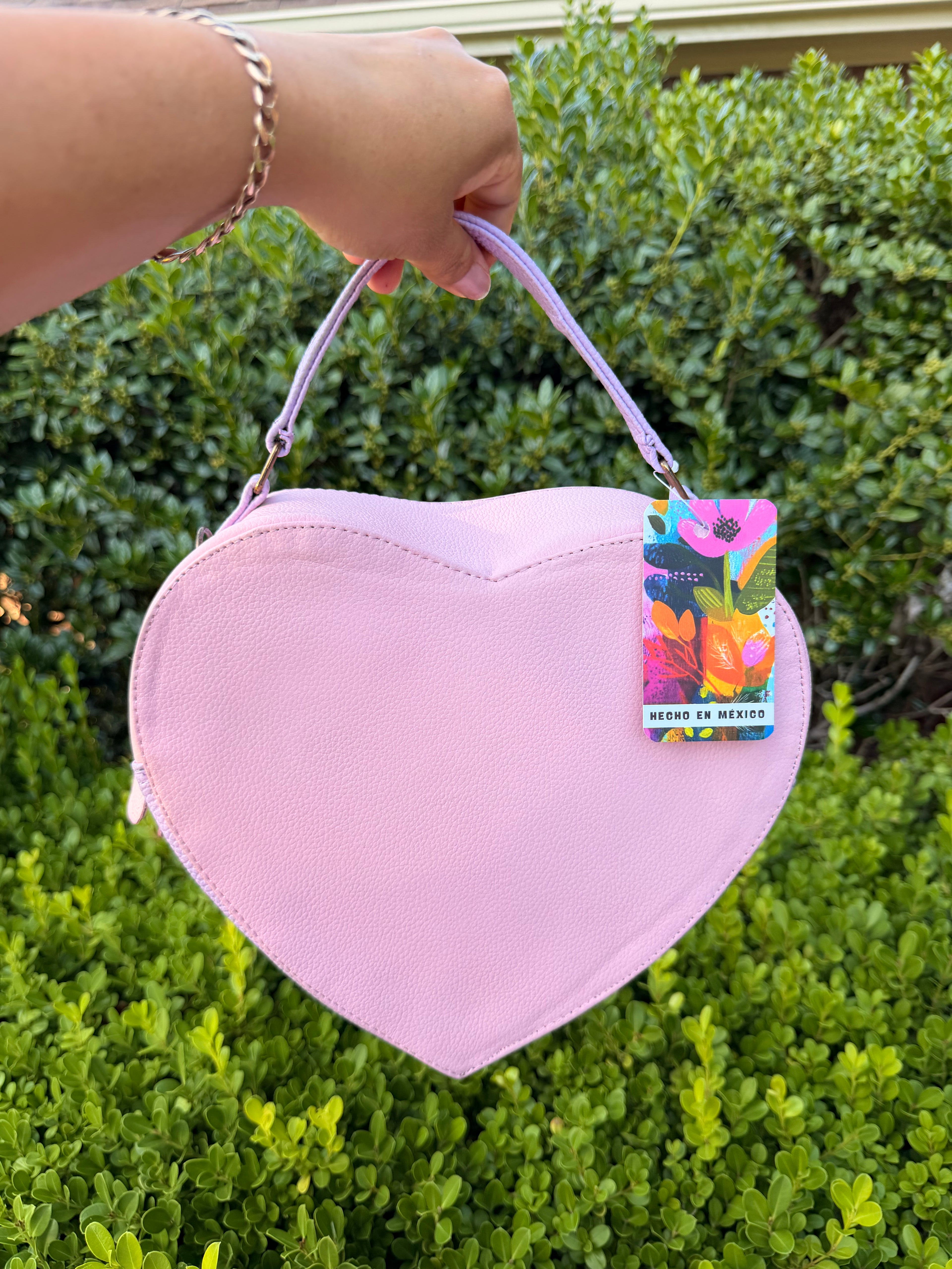 Heart-Shaped Genuine Leather Bag – Hecho en México