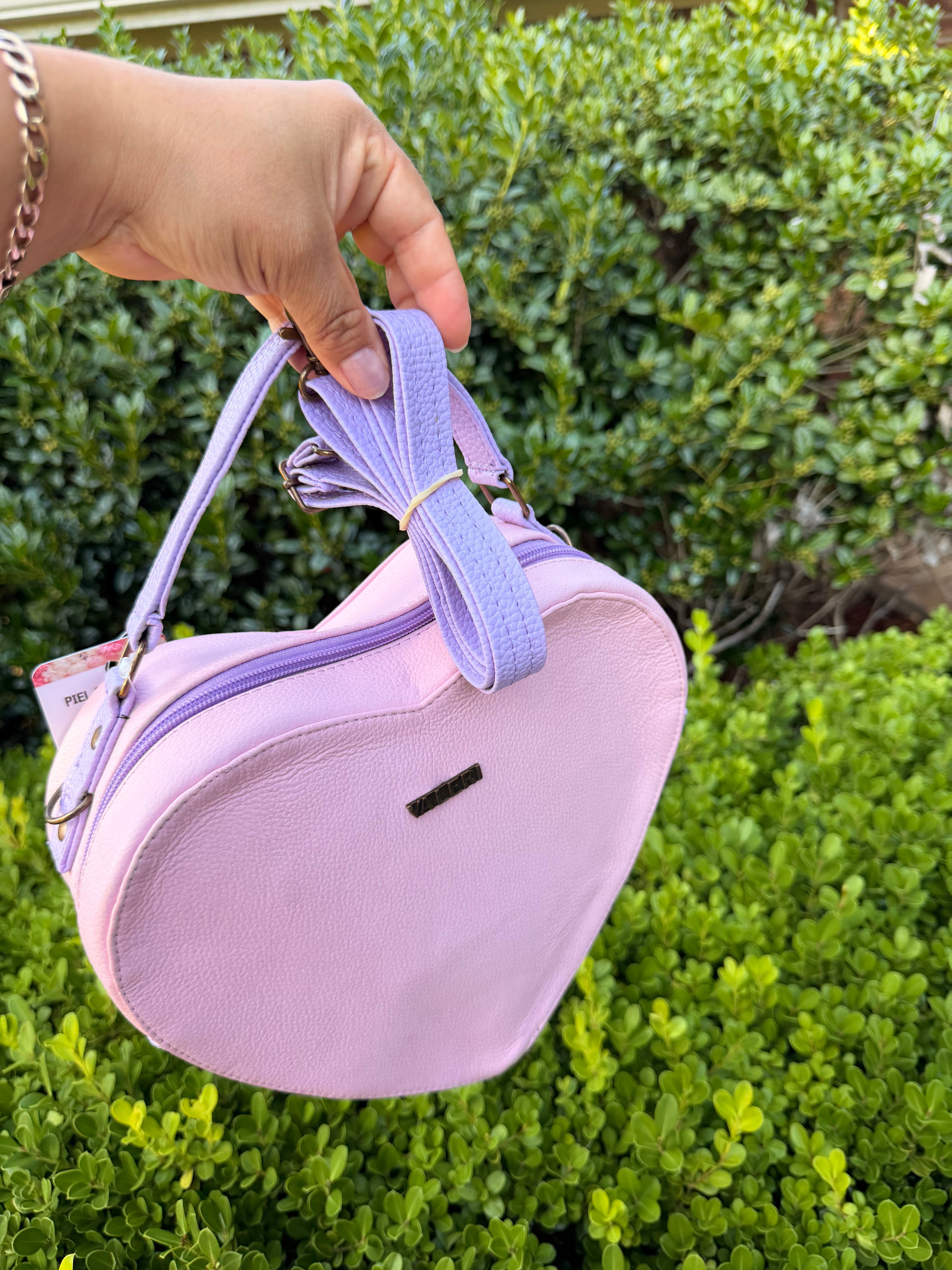 Heart-Shaped Genuine Leather Bag – Hecho en México